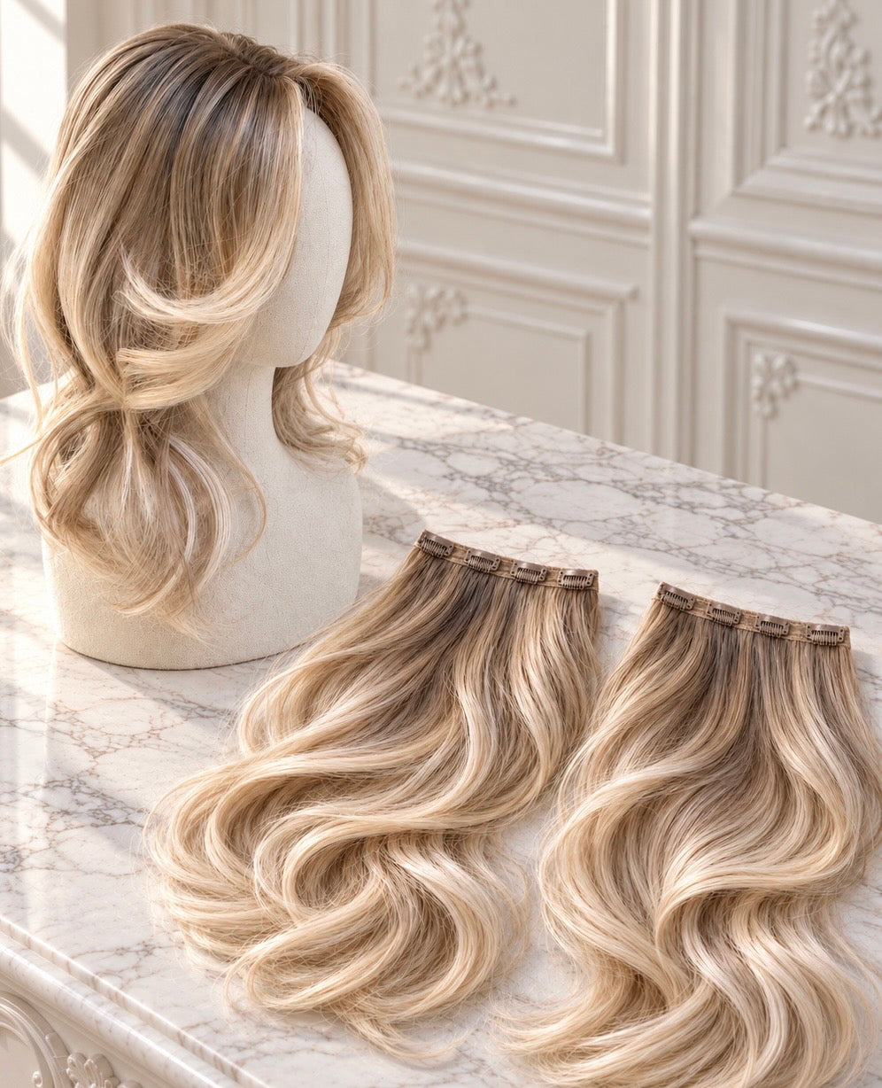 Duo transformation - Complément capillaire & extensions à clips