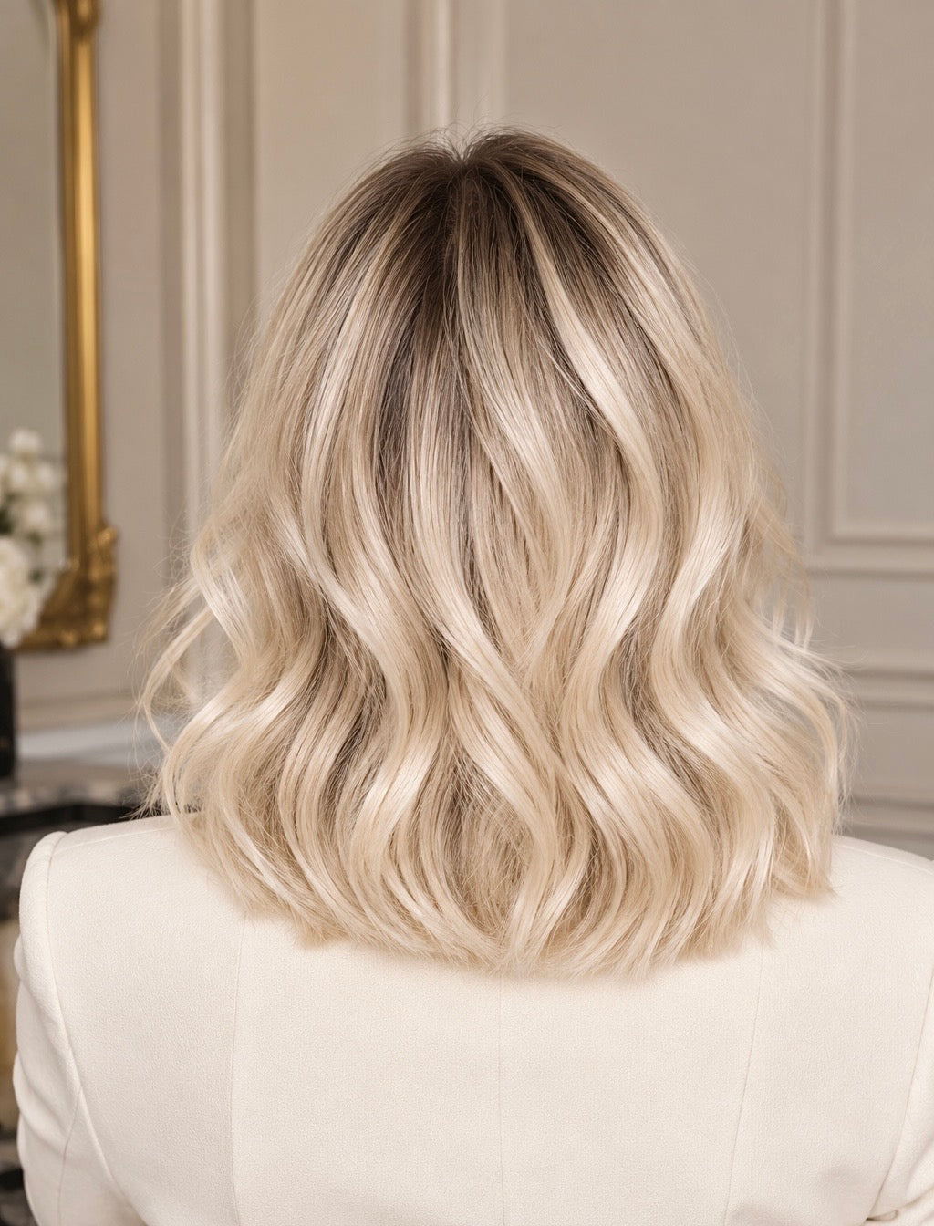Complément capillaire invisible - blond cendré